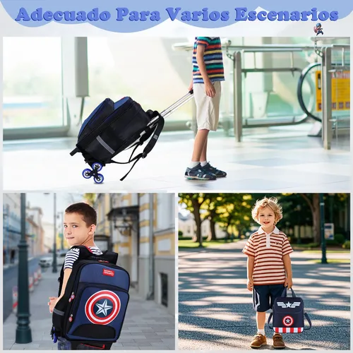 Mochila ruedas niño 6 años hotsell