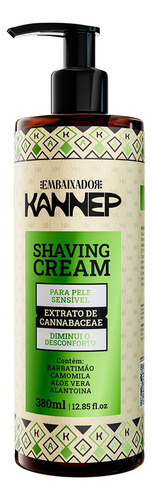 Kit 03 Shaving Cream Peles Sensíveis Kannep Embaixador 380ml