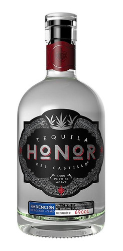 Pack De 12 Tequila Honor Del Castillo Reposado Claro 750 Ml