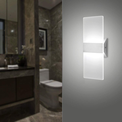 Lámpara De Pared Led Moderna 12 W Con Foco