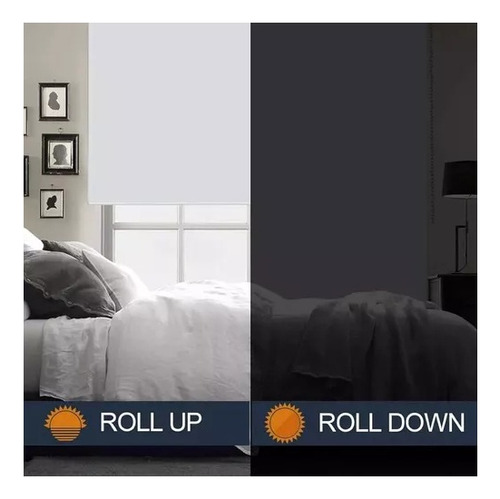 Persianas Cortinas Roller Enrrollable Black Out 150x200cm