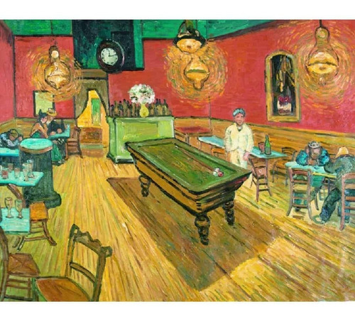 Van Gogh Café Nocturno Mini Rompecabezas 1000 Piezas Tomax