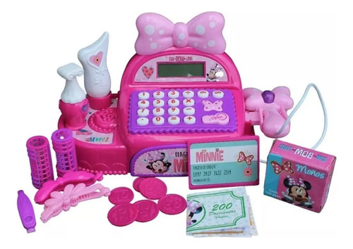 Juguete Caja Registradora Minnie Mouse Con Sonido Original