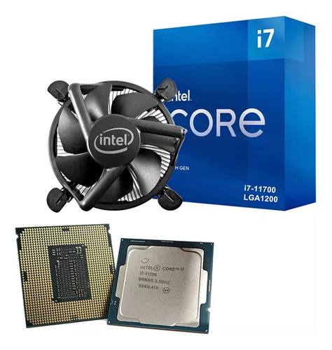 Procesador Gamer Intel Core I7-11700 Bx8070811700 8 Núcleos