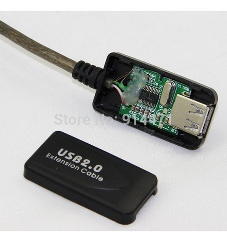 Imagen 5 de 5 de Cable Extension Usb Activa Amplificada 5 Metros Sin Pérdidas