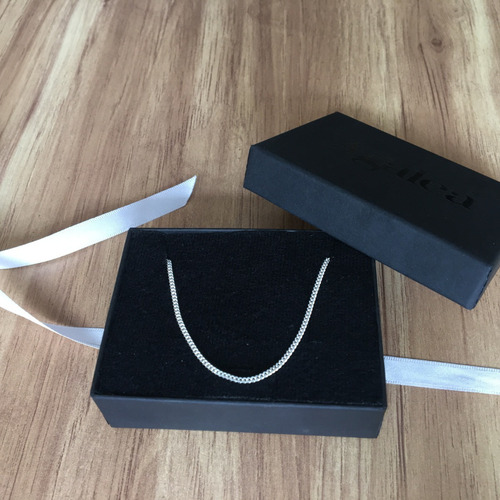 Imagen 8 de 10 de Cadena De Plata Ley 925 De 50cm Mujer Y Hombre Agálea