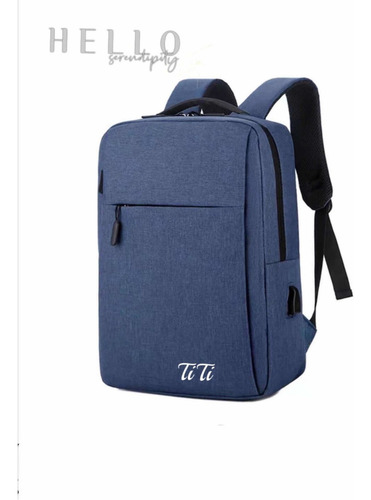 Imagen 4 de 7 de Mochila Escolar Antirrobo Bolsa Casual Para Laptop Carga Usb