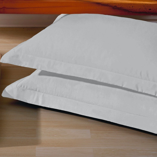 2 fundas de almohada de satén de seda antiencrespamiento de alto brillo, varios colores, color gris liso