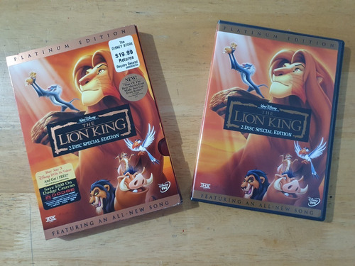 Dvd El Rey Leon Edicion Especial De 2 Discos 2003 Original (Usado)