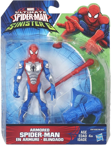 Spider-man Sinister 6 Armored Blindado 14 Cm Articulado