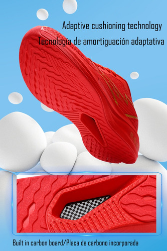 Zapatos De Correr De Fibra De Carbono Zapatillas De Tenis