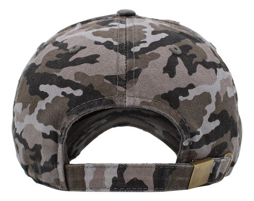 Kbethos Kbe-vintage Blk-cam Gorra De Béisbol De Algodón Lava