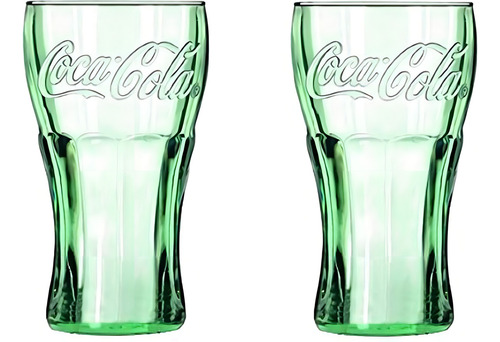 Juego De Vasos Coca Cola De Vidrio Coleccionables