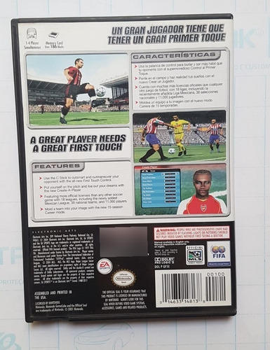 Jogo Fifa Soccer 2005 Nintendo Gamecube Ntsc-us (Recondicionado)