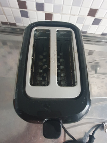 Tostadora Philips Daily Collection Hd2586 Negra Y Plata 220v Plateado (Usado)