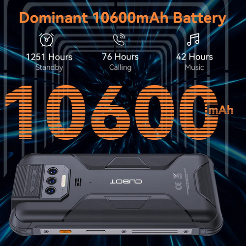 Smartphone Robusto Cubot Kingkong 8 De 6 Gb, 256 Gb, 10600 M