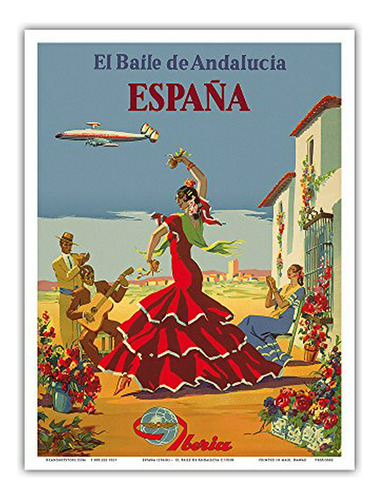 España - Andalucía - Iberia Air Lines De España - Flamenco D