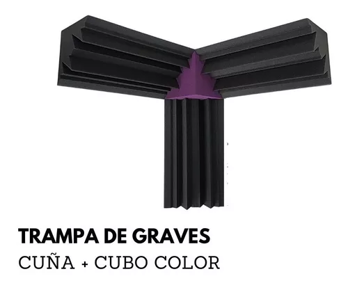 Kit Trampas De Graves Negras +cubo Color 20x20x50cm