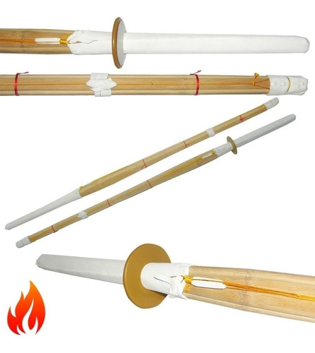 Shinai Espada De Bambu Para Treino Kendo  Kenjutsu