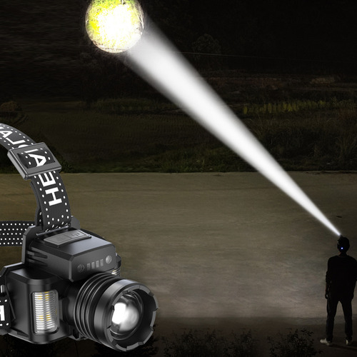 Pj Faro Led Con Sensor De Movimiento, Faro Recargable Por