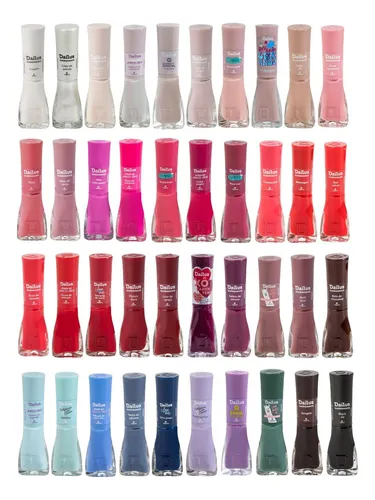 Kit 40 Esmaltes Dailus Cores Sortidas Atacado