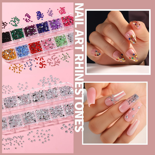 Juego De Pinceles De Uñas Fandamei Kit De Diseño Y Arte Color
