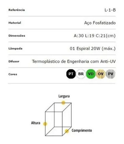 Kit C/ 13 Arandela Externo Interno Sextavado L1b Ouro Velho