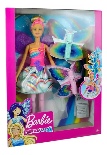 Barbie Fada Boneca Dreamtopia Asa Rosa - Mod Gjj99 em Promoção na