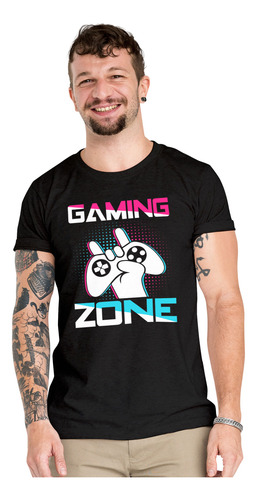 Polera Gaming Zone Gamer Algodón Orgánico Wiwi