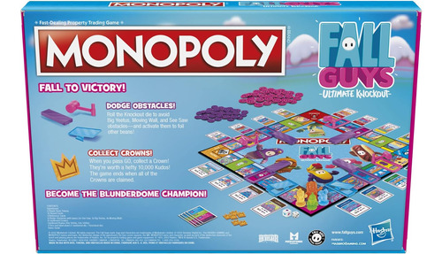 Monopoly Fall Guys Ultimate Knockout Edition Juego De Mesa P