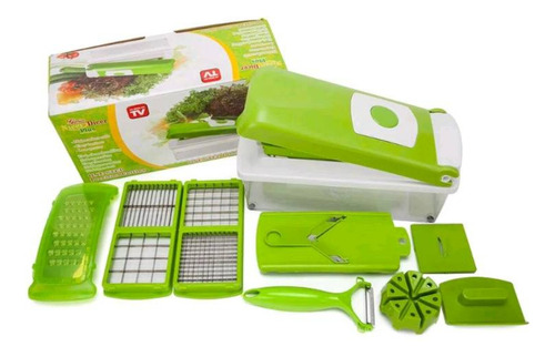 Pica Todo Nicer Dicer Plus Genius Rayador Pela Todo Cocina 