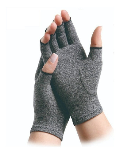 Guantes De Compresión Alivia Artritis, Tendinitis Corto Gris