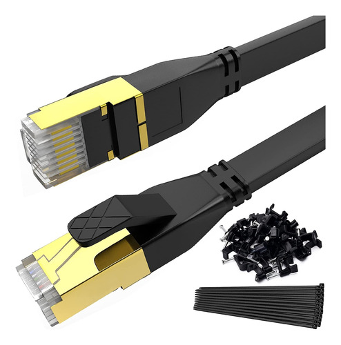 Vmund Cable Ethernet Cat 8 De 100 Pies, Cable De Internet Pl