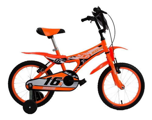 Bicicleta Slp Max Rodado 16 Varon Bmx Con Rueditas Boy Niño