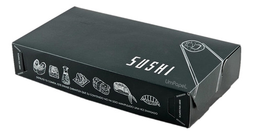 10 Cajas Sushi 25 Piezas 27.5x15x5cm C/evidencia De Apertura