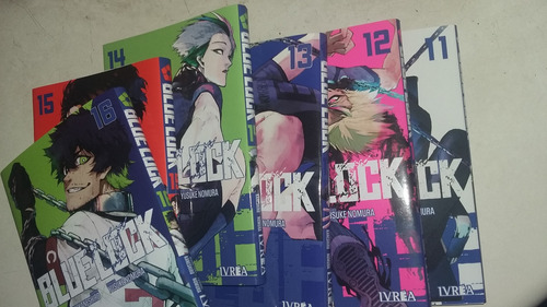 Lote De 6 Tomos Blue Lock Manga - Ivrea - Del 11 Al 16