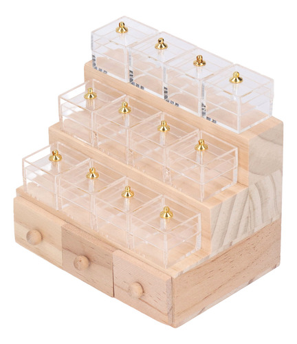 Vitrina De Caramelos Dollhouse, De Madera, Realista, En Mini