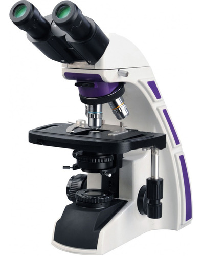 Microscópio Biológico Binocular Ótica Infinita Aumento 1600x
