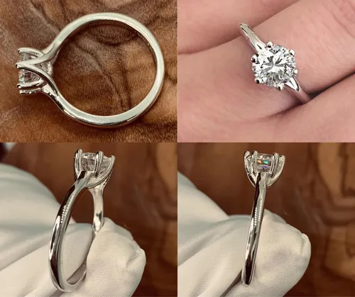 Anillo 925 con diamante new arrivals