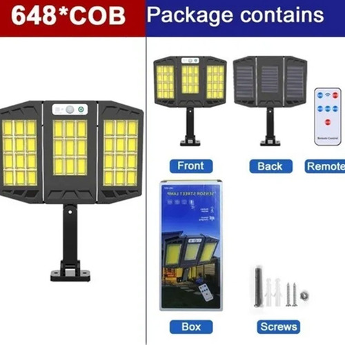 Jja Lámpara Solar Al Aire Libre De Luz De Calle Solar