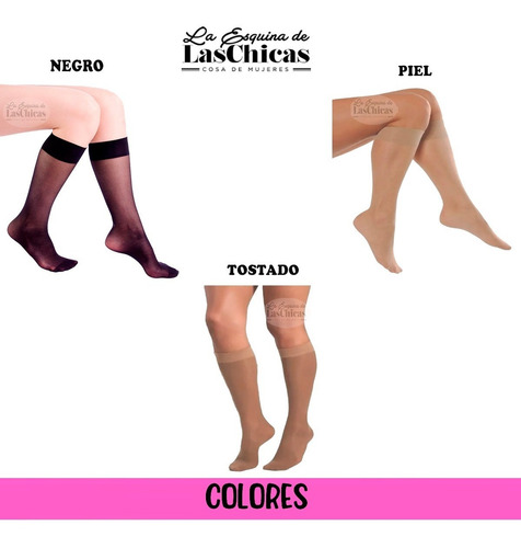 Imagen 2 de 10 de Pack X 2 Media 3/4 Pantalon Lycra Sin Puntera Mora 1200/2
