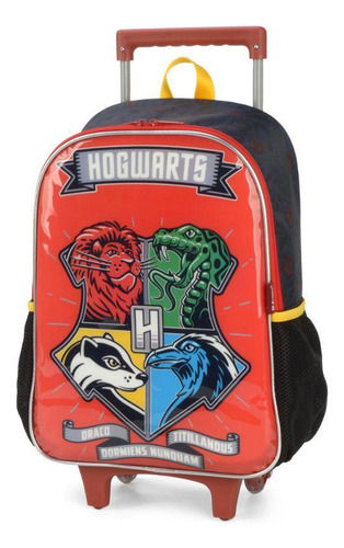 Mochila Grande Rodinha Escolar Infantil Harry Potter Hogwart