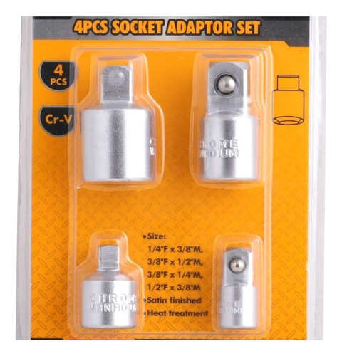 Kit Set 4 Piezas Dados Convertidores Adaptador Tienda