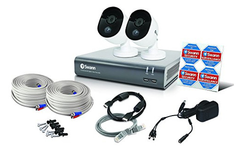 Camara Seguridad Para Hogar 4 Canal 2 1080p Hd Dvr Cctv Duro