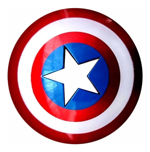 Emblema Para Boton De Encendido Capitan America