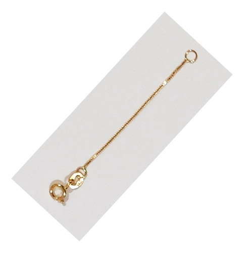 Extensor Para Colar Veneziana 5cm Ouro 18k