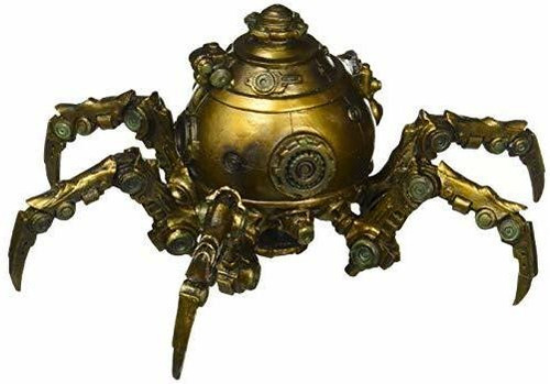 Cl6874 Octopod Mechanical Steampunk Sculpture Oro Antig...