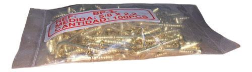Piton Escuadra Dorado Bronceado Oro C/tope 5/8 X100 Unidades