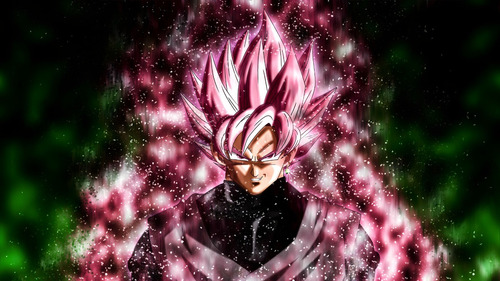 Poster Black Goku Dragon Ball S Autoadhesivo 100x70cm#1911