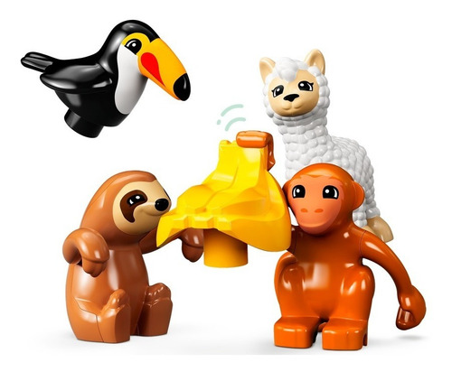 Kit Lego Duplo Fauna Salvaje De Sudamérica 10973 71 Piezas 71